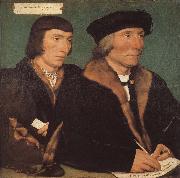 Hans Holbein Thomas and his son s portrait of John Germany oil painting artist